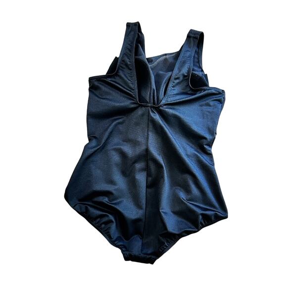Miraclesuit Plus Size Illusionists Palma One Piece Swimsuit Midnight Blue 18W - Picture 4 of 8